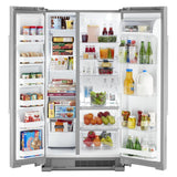 36-Inch Wide Side-by-Side Refrigerator - 25 cu. ft.