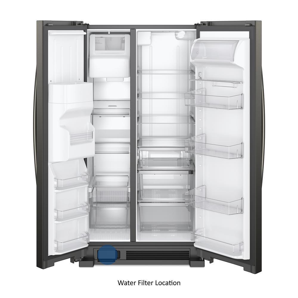 33-inch Wide Side-by-Side Refrigerator - 21 cu. ft.