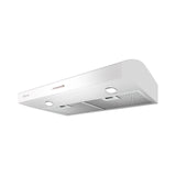 ALLASIO WHITE Undercabinet Range Hood 30" wide - 300CFM