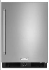 24" Undercounter Refrigerator with Stainless Steel Door Stainless Steel