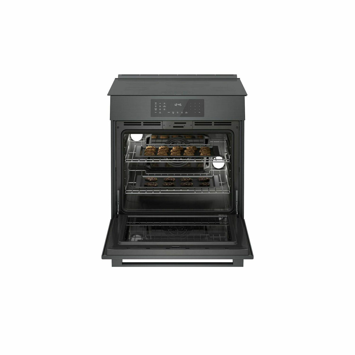 800 Series Induction Slide-in Range 30'' Black Stainless Steel HII8046U