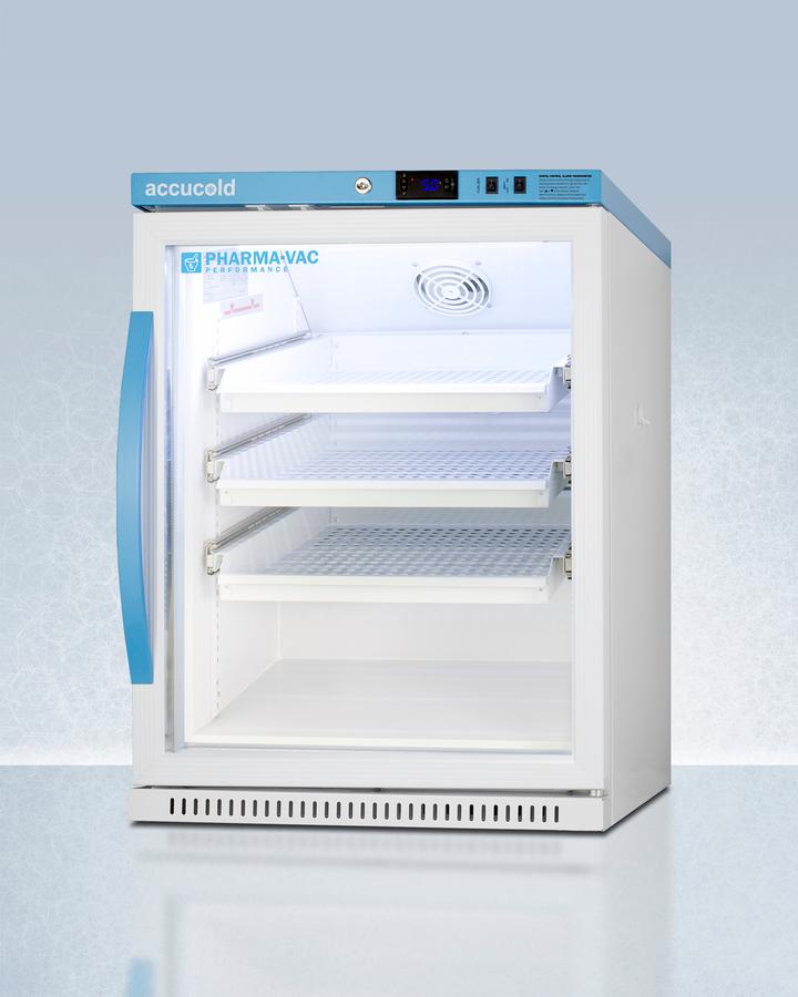 6 CU.FT. ADA Height Vaccine Refrigerator With Removable Drawers