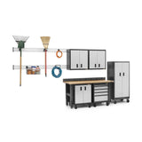 6' Adjustable Height Hardwood Workbench