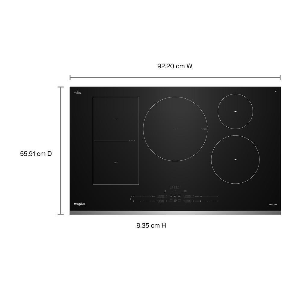 36" Intelligent Induction Cooktop with Temp Cook™ Technology and WipeClean™ Coating