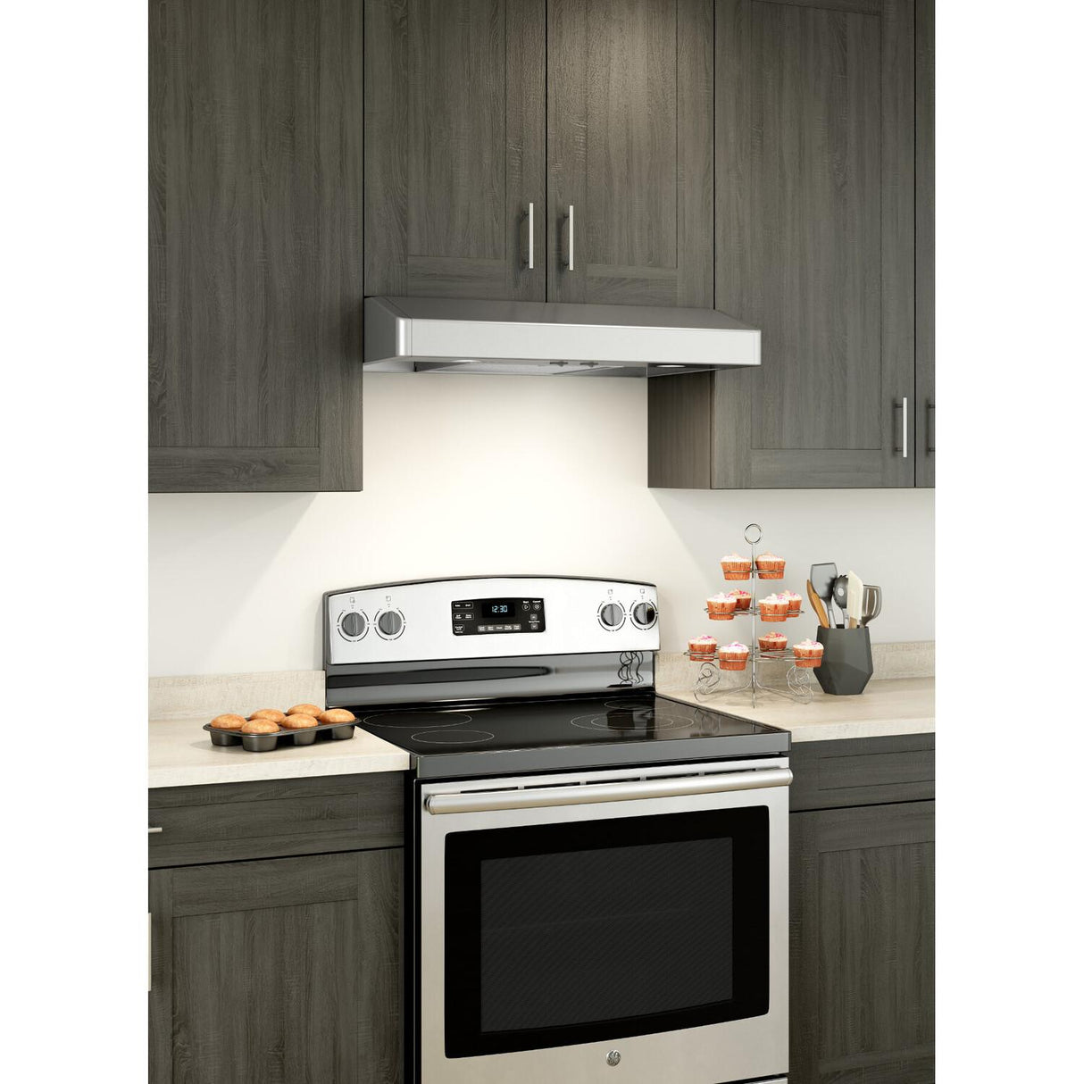 Broan® Elite 30-Inch Convertible Under-Cabinet Range Hood, Stainless Steel