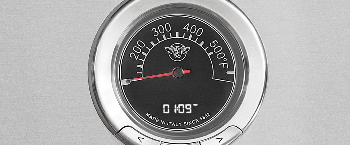 36 inch All Gas Range, 6 Brass Burners and Cast Iron Griddle Stainless Steel