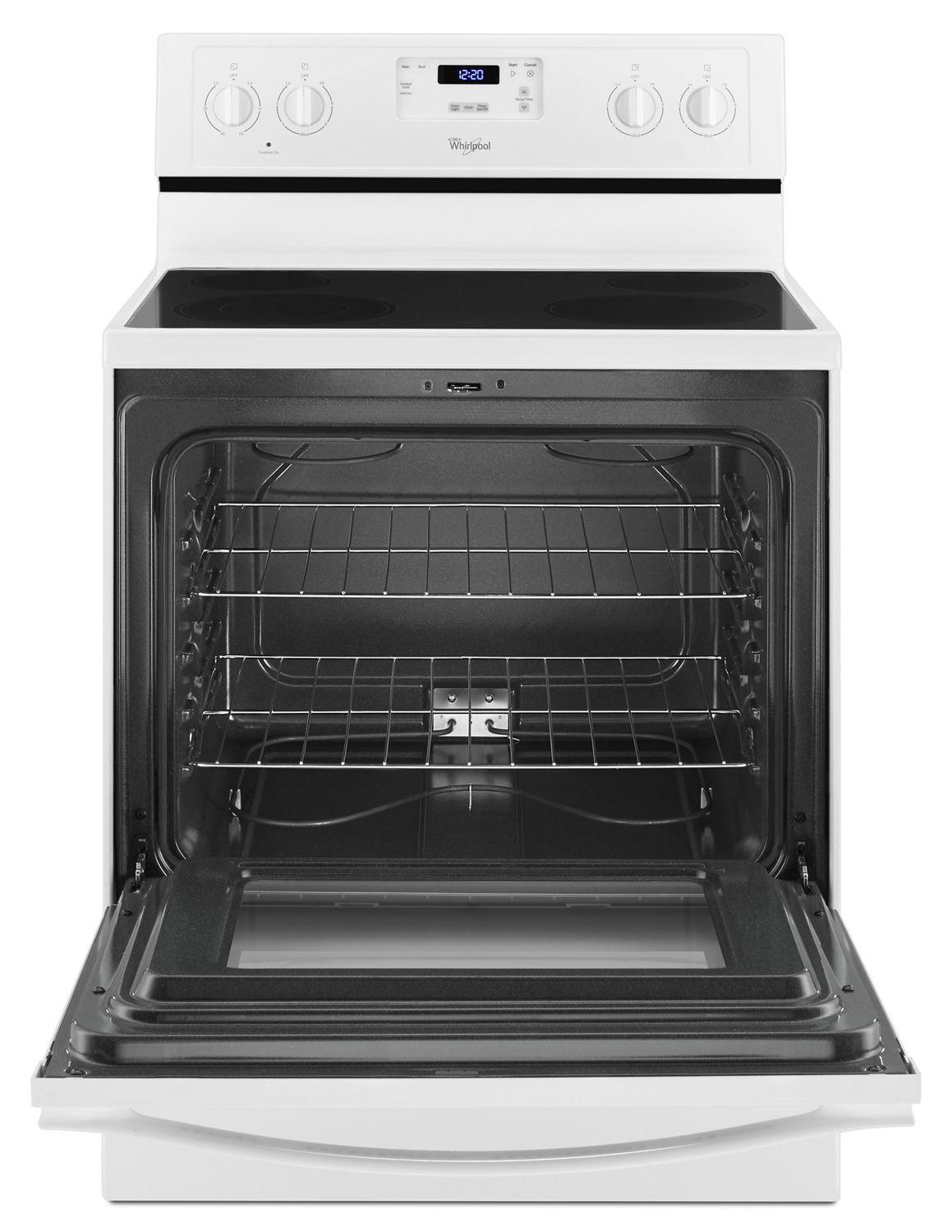 4.8 Cu. Ft. Freestanding Electric Range with FlexHeat Dual Radiant Element White
