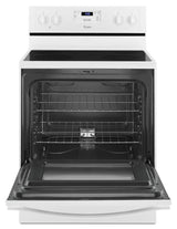 4.8 Cu. Ft. Freestanding Electric Range with FlexHeat Dual Radiant Element White
