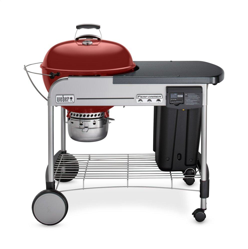 Performer Deluxe Charcoal Grill - 22" Crimson