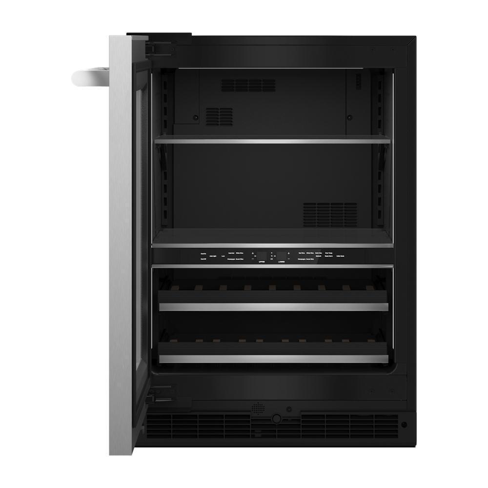 RISE™ 24" Built-In Undercounter Beverage Center, Left Swing
