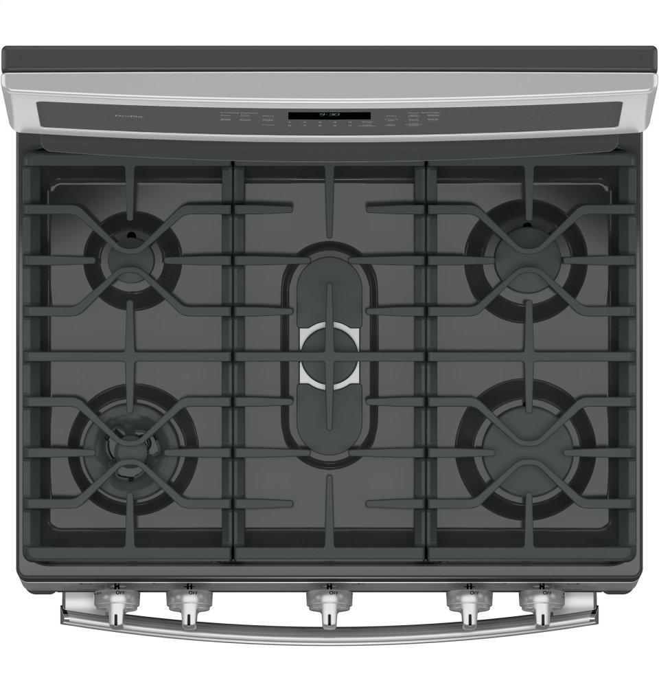 GE Profile™ 30" Free-Standing Gas Convection Range
