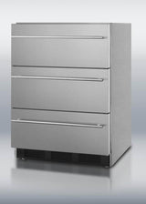 24" Wide 3-drawer All-refrigerator