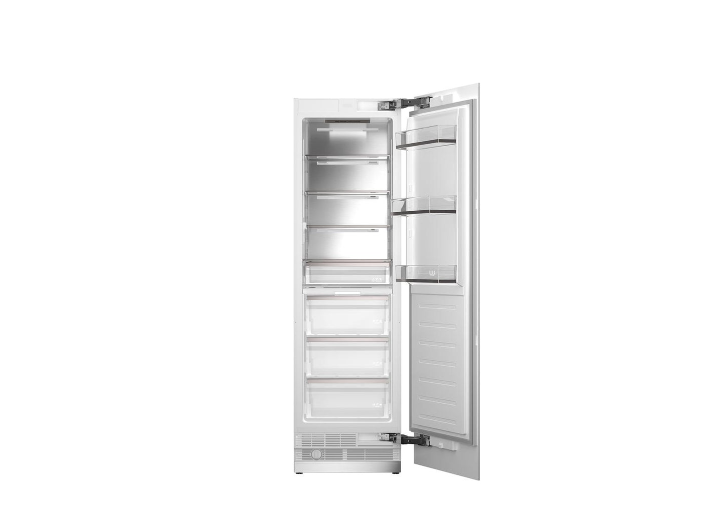 24" Built-in Refrigerator Column with internal water dispenser, panel ready reversible door Panel Ready