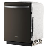 Whirlpool® 24-Inch Dishwasher with Total Coverage Wash Action and Auto Open Air Dry in Fingerprint Resistant Black Stainless