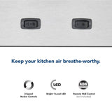 Broan® 21-Inch Custom Range Hood Power Pack Insert w/ Easy Install System, 300 Max Blower CFM, Stainless Steel