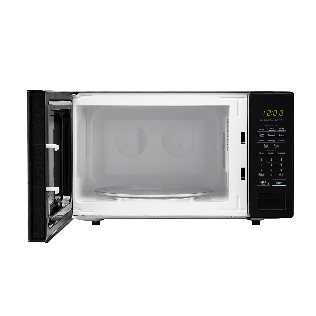 1.1 cu. ft. 1000W Sharp Countertop Black Microwave