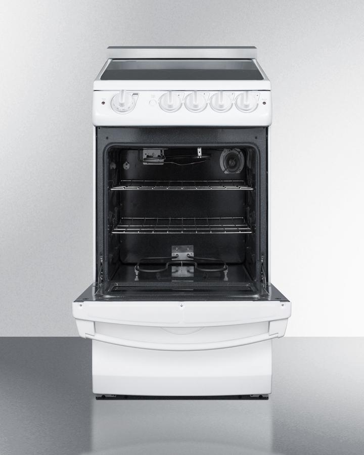 20" Wide Electric Smooth-top Range