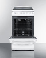 20" Wide Electric Smooth-top Range