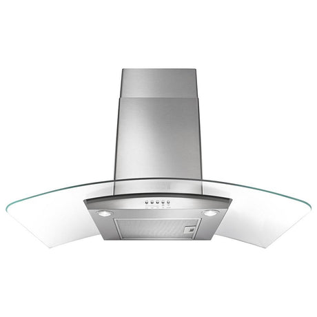 36" Concave Glass Wall Mount Range Hood
