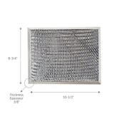 Broan-NuTone® Genuine Replacement Charcoal Filter for Ductless Range Hoods, 8-3/4" x 10-1/2", Fits Select Models