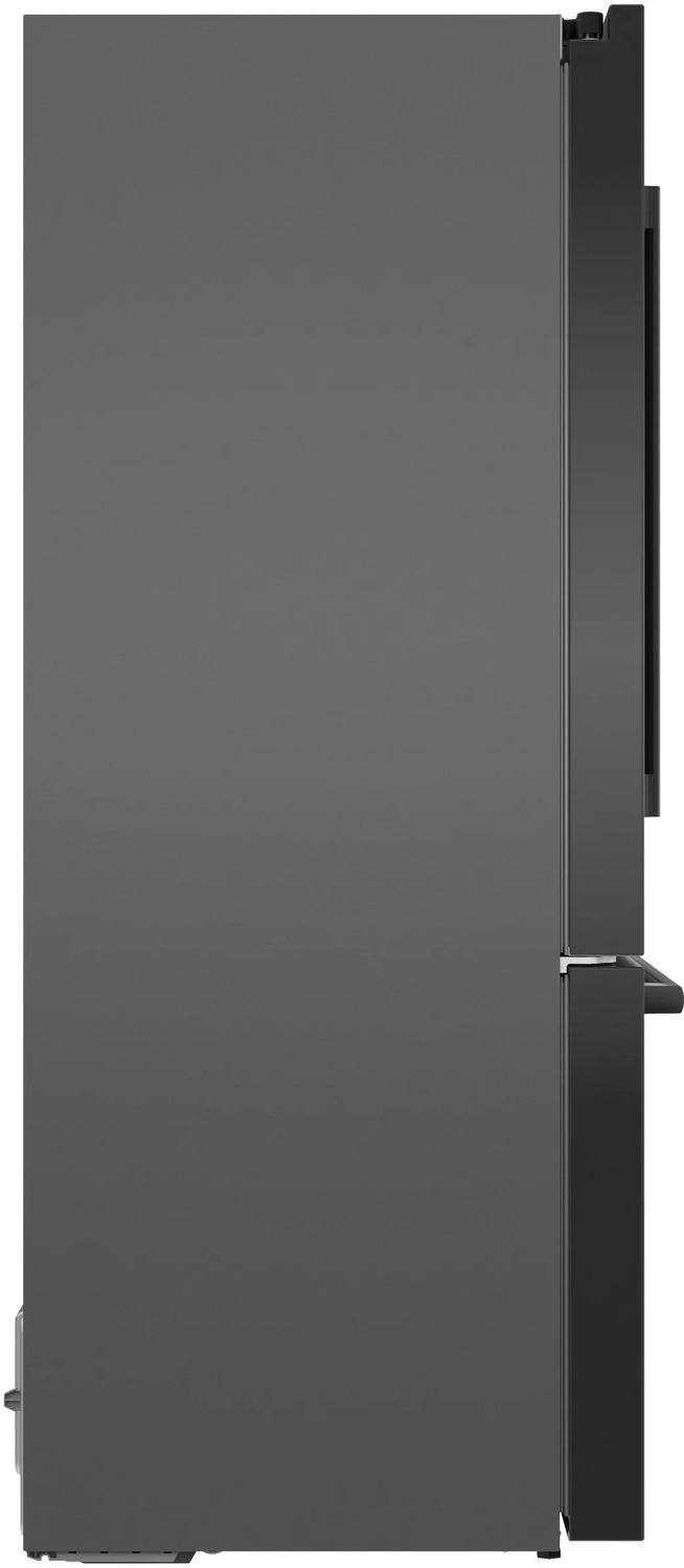 500 Series French Door Bottom Mount Refrigerator 36" Black Stainless Steel, Total No Frost
