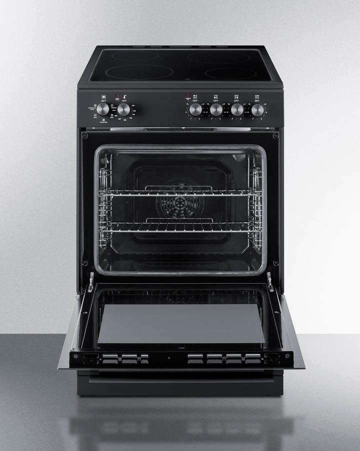 24" Wide Electric Smooth-top Range
