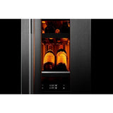 18"Panel-Ready Built-In Wine Column Refrigerator, Left Swing