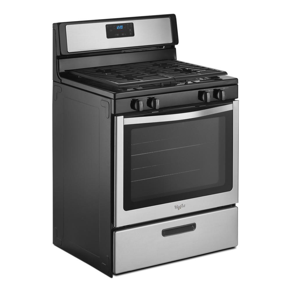 Whirlpool® 5.1 Cu. Ft. Freestanding 4-Burner Gas Stove