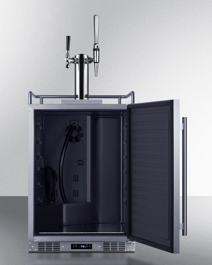 24" Wide Built-in Cold Brew/nitro Coffee Kegerator