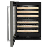 24" Panel-Ready Undercounter Wine Cellar with Wood-Front Racks