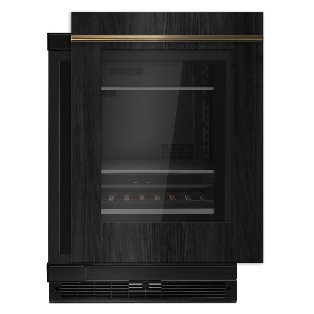 Panel-Ready 24" Built-In Undercounter Beverage Center, Left Swing