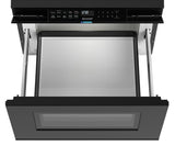 Sharp 24 in. 1.2 cu. ft. Deco Series Built-In Smart Microwave Drawer™ Oven with Easy Wave Open in Black