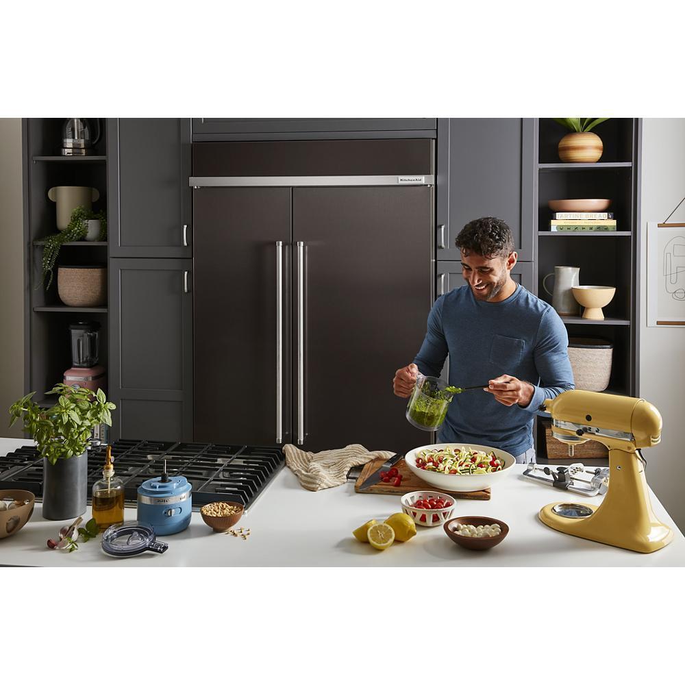 30 Cu. Ft. 48" Built-In Side-by-Side Refrigerator with PrintShield™ Finish