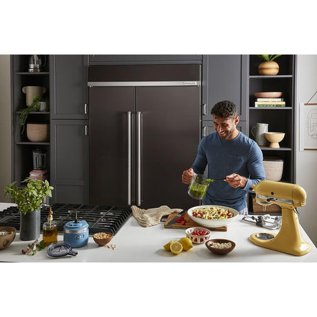 30 Cu. Ft. 48" Built-In Side-by-Side Refrigerator with PrintShield™ Finish