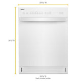 Quiet Dishwasher with Stainless Steel Tub
