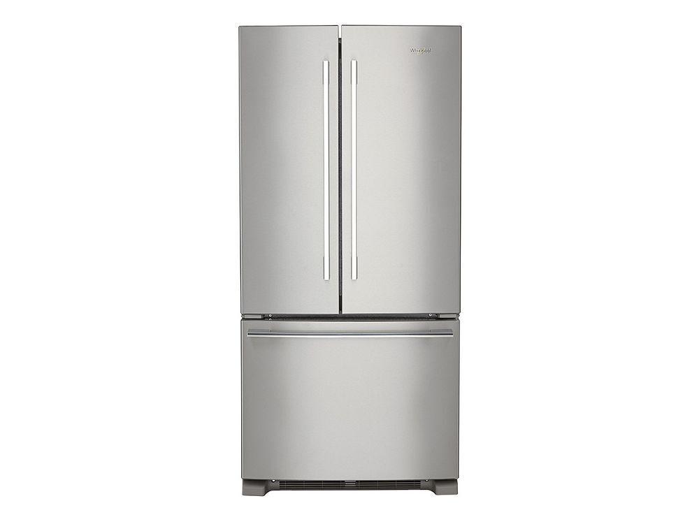 33-inch Wide French Door Refrigerator - 22 cu. ft.