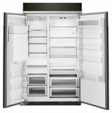 29.5 cu. ft 48-Inch Width Built-In Side by Side Refrigerator with PrintShield™ Finish - Black Stainless Steel with PrintShield™ Finish