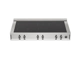 48" 6 Induction Zones Rangetop Carbonio