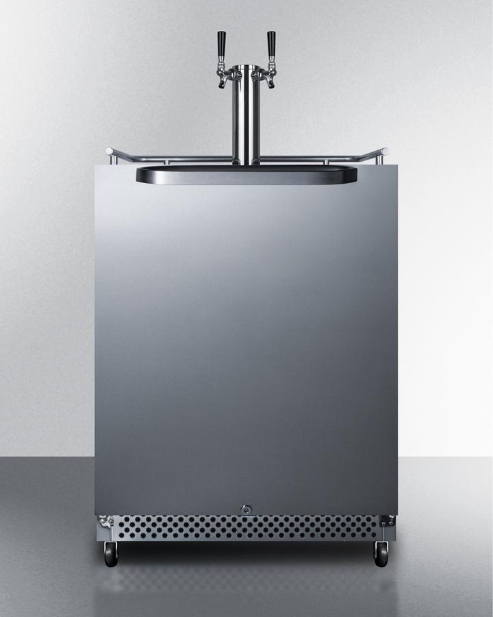 24" Wide Built-in Outdoor Wine Kegerator