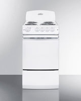 20" Wide Electric Coil Range