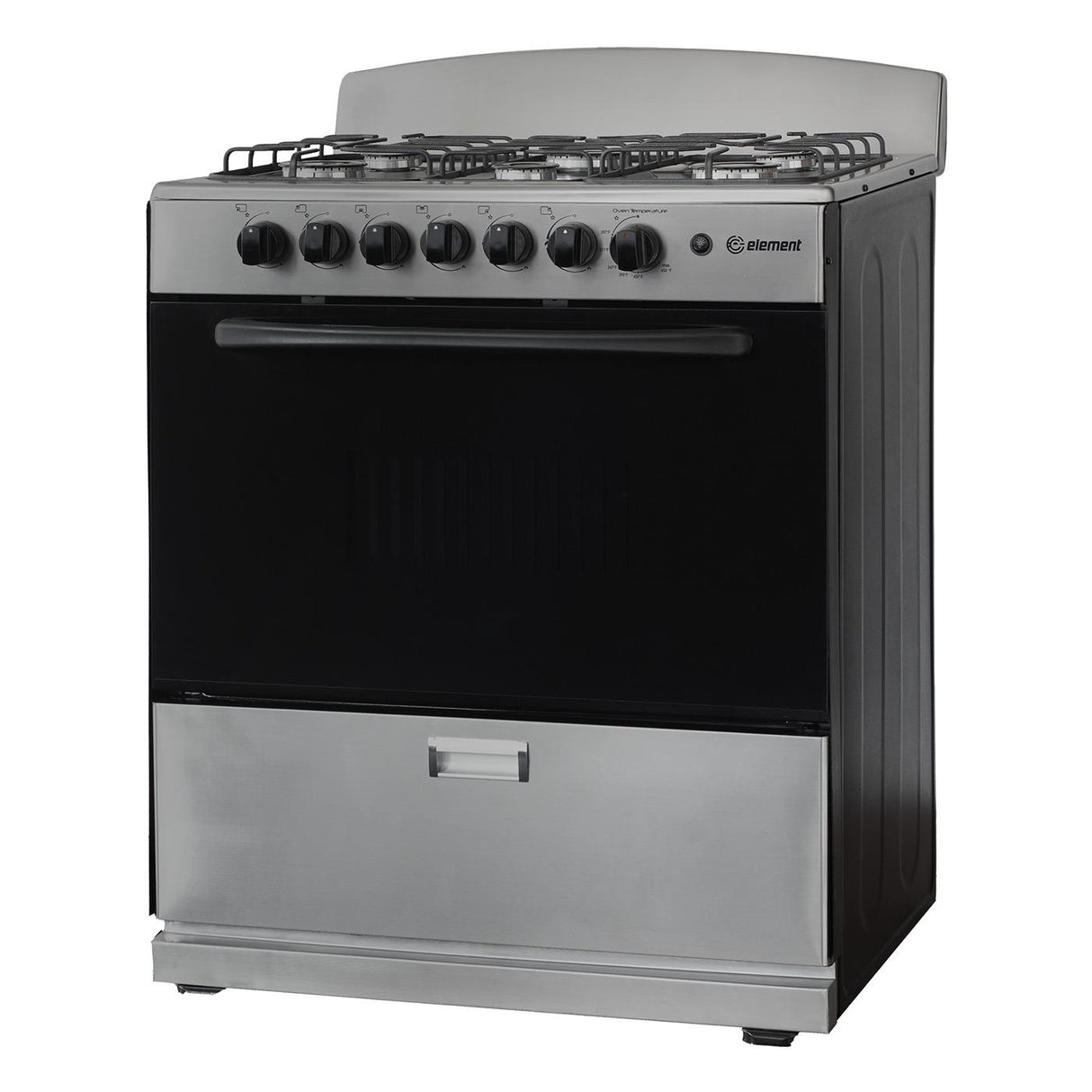 Element Electronics 4.0 cu. ft. 30", 6-Burner Gas Range (EEGR3A6MCCS)