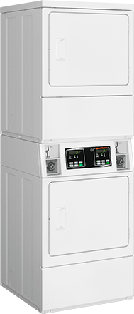Stack Electric Dryer - Coin-Operated