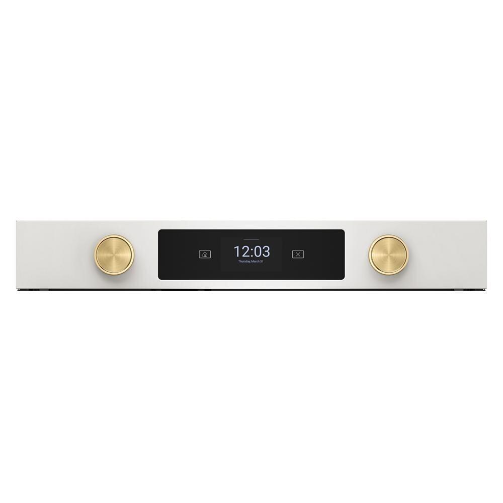 30-inch Smart Electric Single Wall Oven with Assisted Cooking Modes - Porcelain White