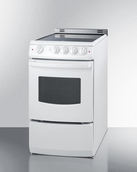 20" Wide Electric Smooth-top Range