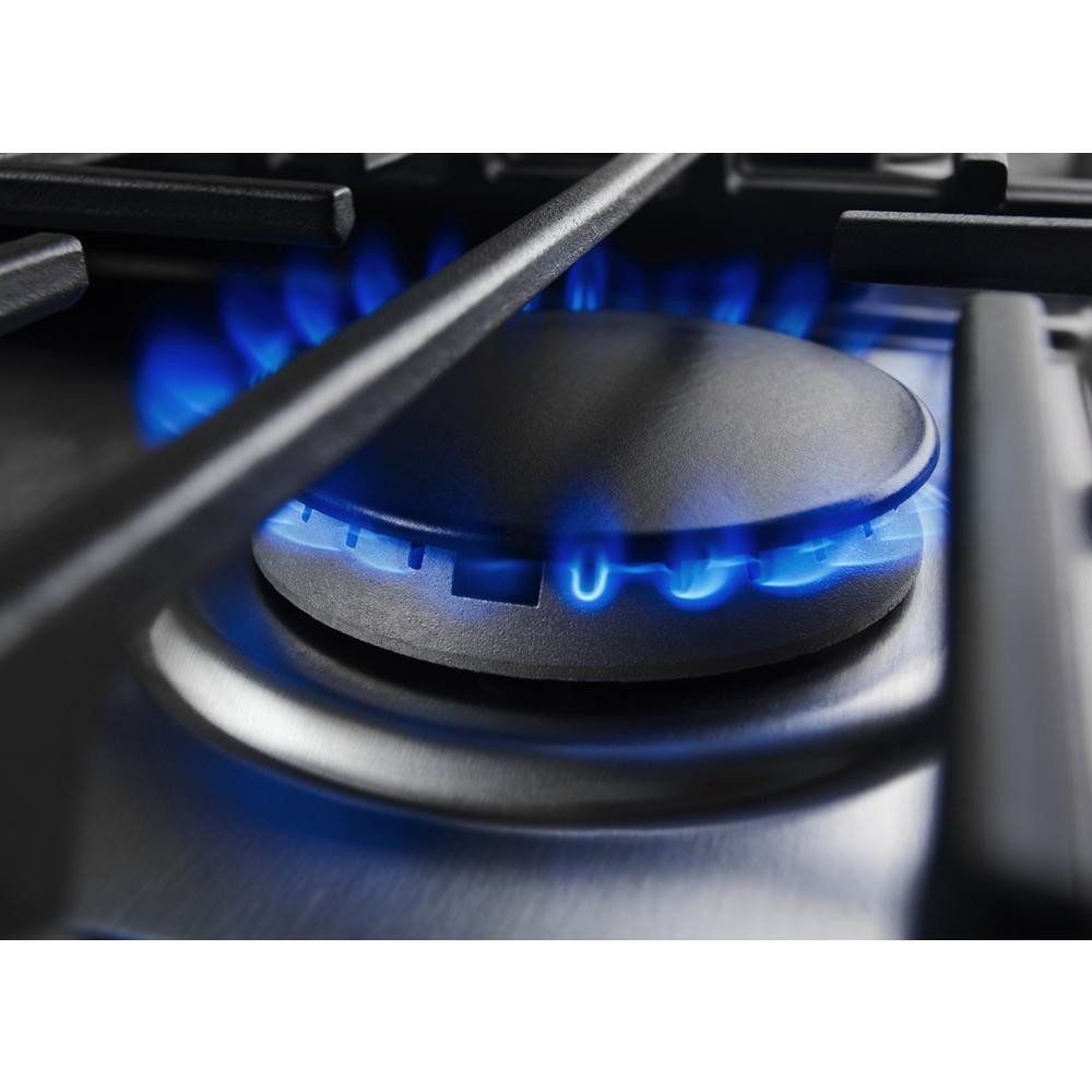 30-Inch 4-Burner Dual Fuel Downdraft Slide-In Range