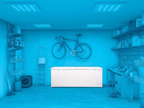 Element Electronics 21.0 cu. ft. Two Door Chest Freezer - White (ECF21MDCW)