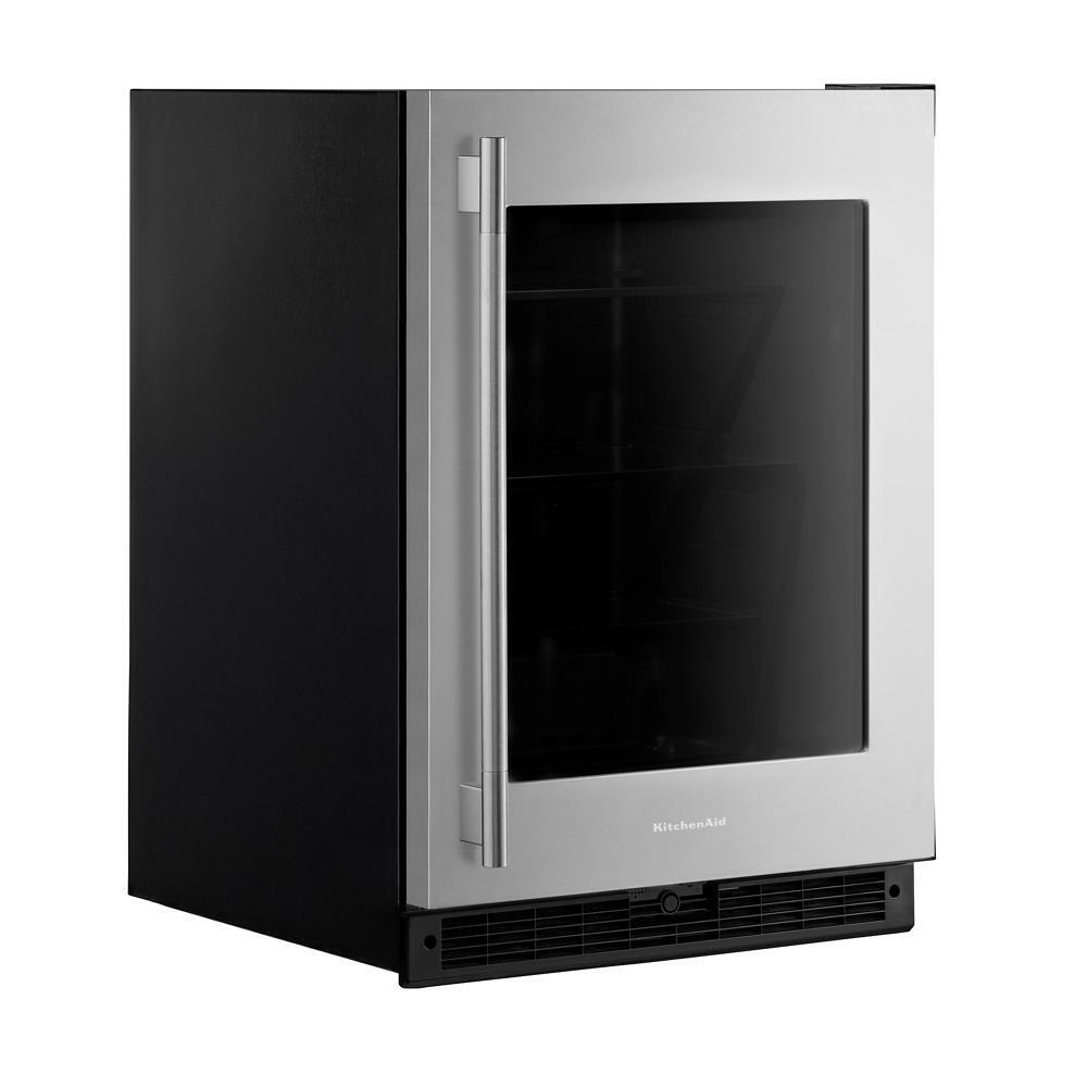 24" Undercounter Refrigerator with Glass Door