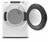7.4 cu. ft. Front Load Electric Dryer with Steam Cycles - White