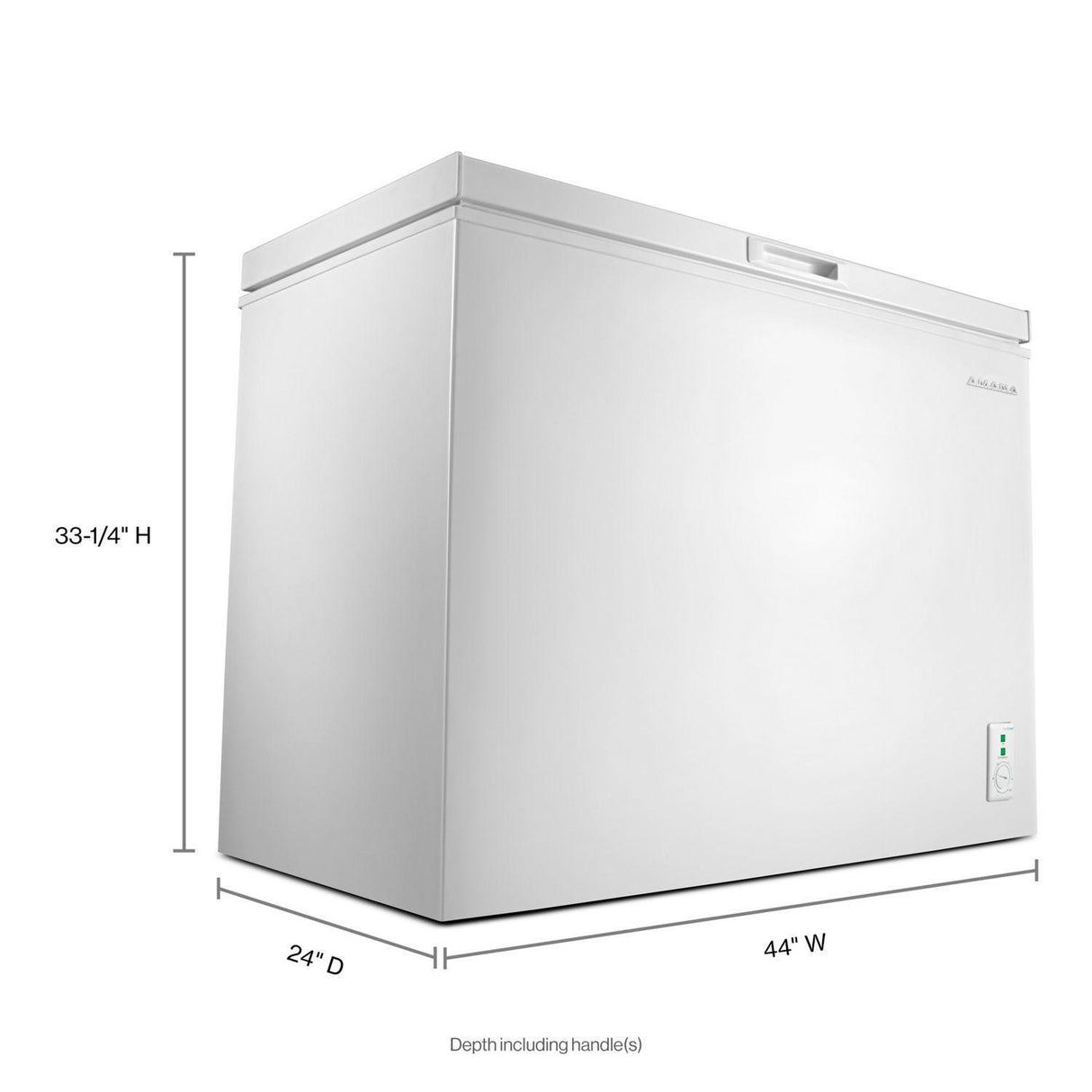 9.0 Cu. Ft. Compact Freezer with Flexible Installation White