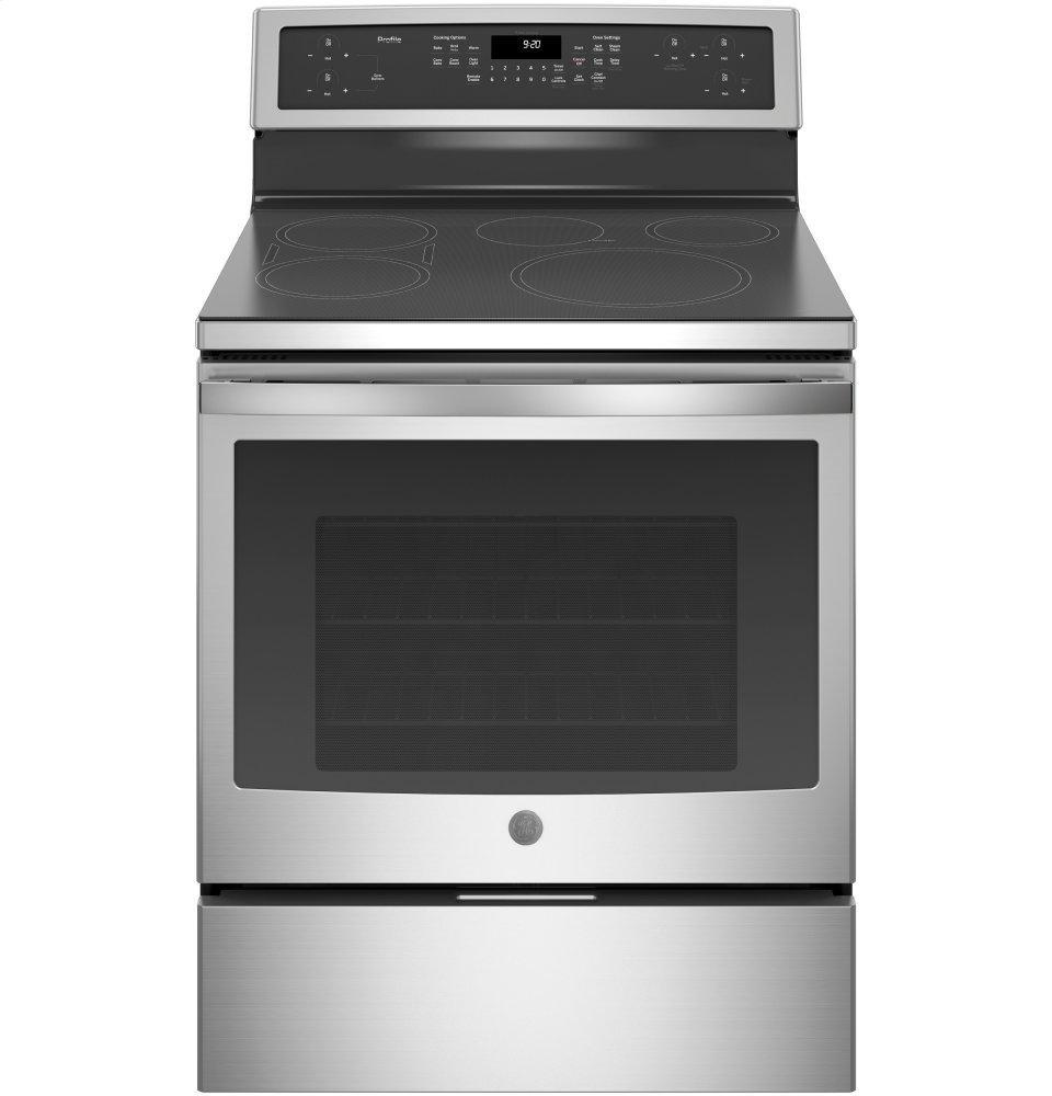 GE Profile™ 30" Smart Free-Standing Convection Range with Induction